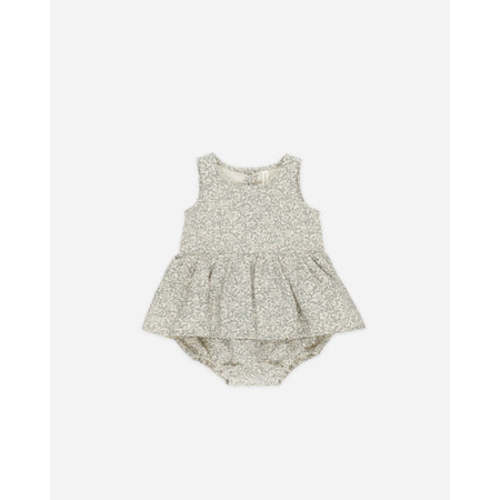 Skirted Tank Romper || Green Garden