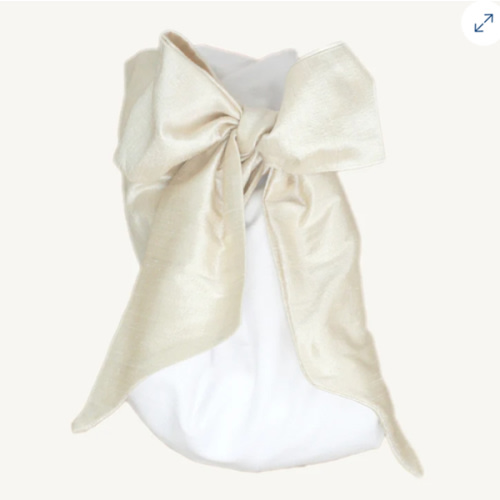 Bow Swaddle ® - Pink Savannah Seersucker