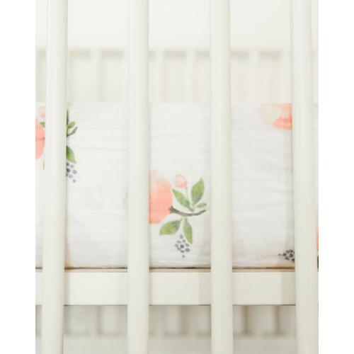 Little Unicorn Cotton Muslin Crib Sheet-Watercolor Rose