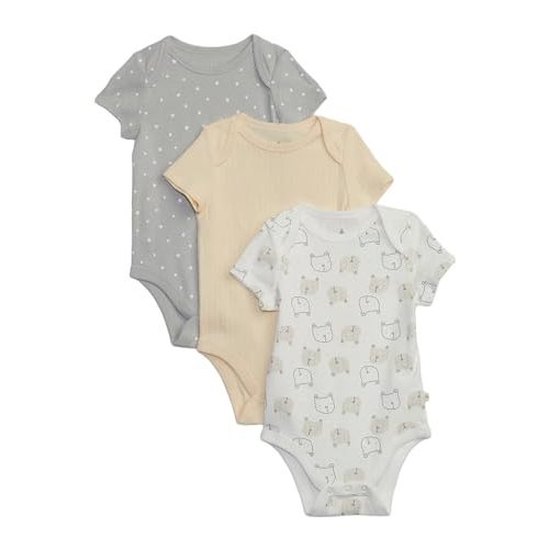 GAP Baby Boys 3-pack Short Sleeve Bodysuit