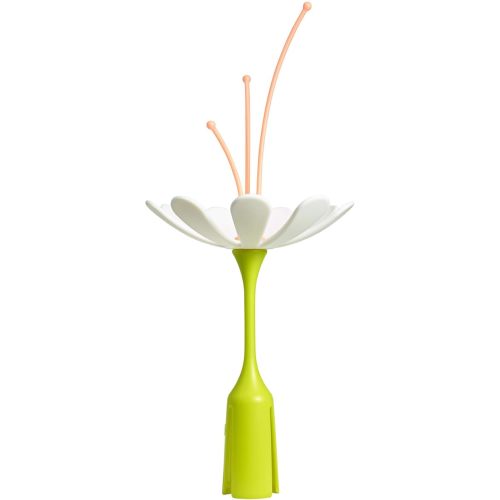 Boon Stem Drying Rack Accessory, White & Peach