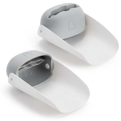 Munchkin® Extend™ Rubber Faucet Extenders, Gray, Unisex, 2 Pack