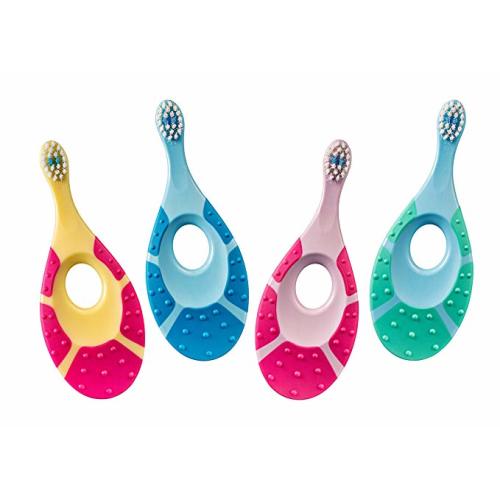 Jordan Step 1 Baby Toothbrush, 0-2 Years, Soft Bristles, BPA Free (4 Pack)