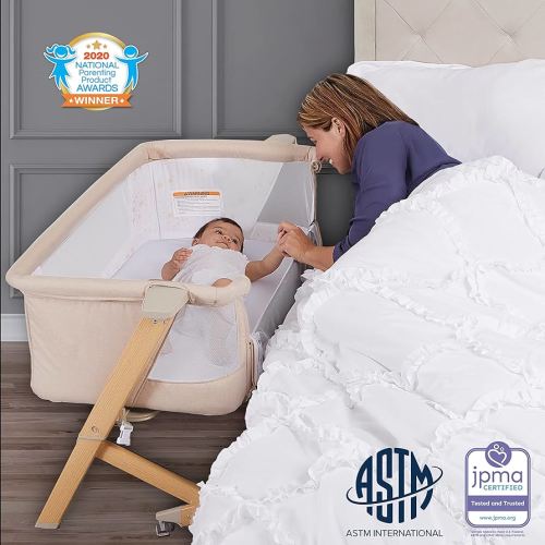 Stellar Bassinet and Bedside Sleeper, Beige