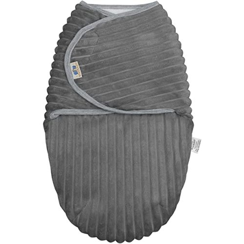 BlueSnail Newborn Baby Swaddle, Easy Wrap Receiving Blanket, Newborn Essentials Must Have (S,0-3 Months, Gray)
