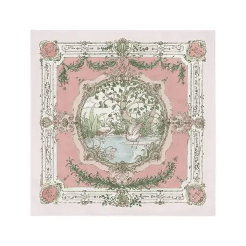 Carré – Tapestry Pink on Pink - Atelier Choux
