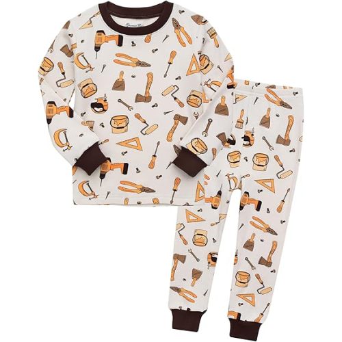 VAENAIT BABY 6M-12Y Kids Unisex Girls & Boys Soft Comfy Modal Tencel Sleepwear Pajamas 2pcs or 4pcs Set