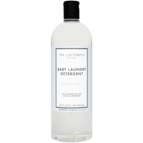 The Laundress Fragrance Free Baby Laundry Detergent Liquid, Concentrated, 62 loads, 32oz, Free & Clear, Free of Fragrances, Dyes, and Artificial Brighteners, Pediatrician tested, Tough on Baby Stains