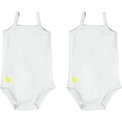 Baby Boy Sleeveless Onesie Set, White - DOTT Child | Maisonette