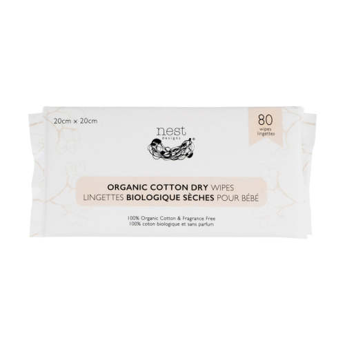 Nest Designs Organic Cotton Dry Baby Wipes