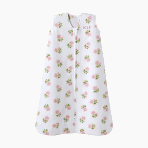 Halo SleepSack Wearable Blanket (Micro-Fleece) - Pink Rose Art, Small