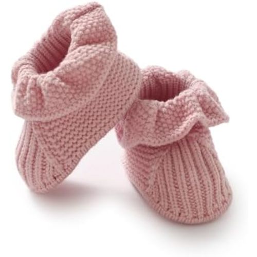 mimixiong Baby Booties Newborn Infant Sock Shoes Hand Knitting Crochet Boy and Girl Cozy Shoes