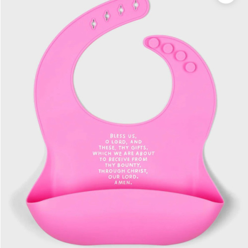 Meal Blessing Silicone Bib
