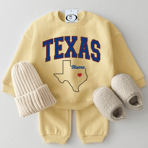 TEXAS Baby Sweatshirt 2-piece Set