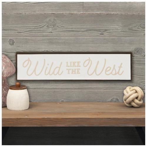 Wild Like The West Wood Wall Decor