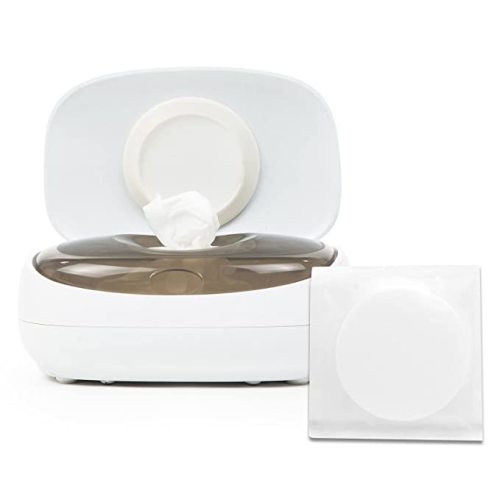 Prince Lionheart EVO Wipes Warmer with TipTop Pillow Kit, Baby Wipes Dispenser with Glow Nightlight, Patented Everfresh System of Bottom Heating, Modern Design Large Capacity - plus tipTop pillow
