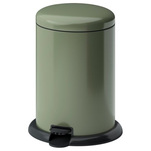 GÅNGSKYFFEL Pedal bin - gray-green 5 gallon