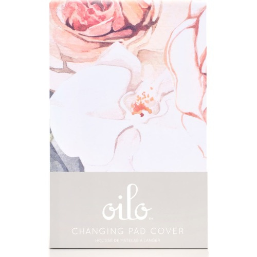 Oilo Jersey Changing Pad Cover, Vintage Bloom