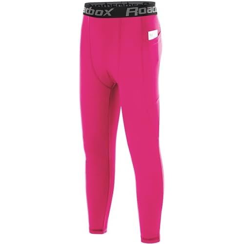 Boys Compression Pants | Pink | Small