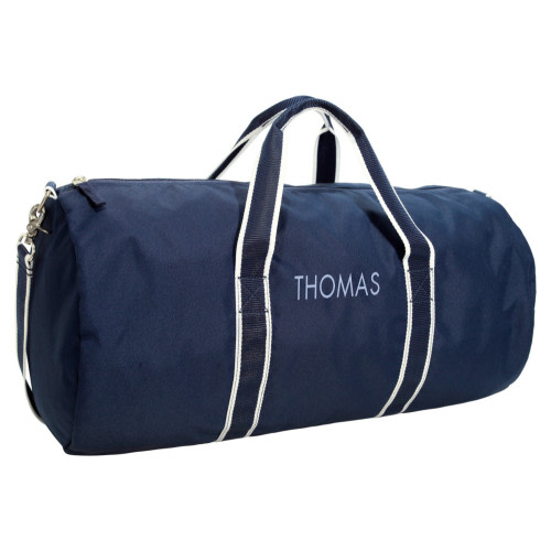 Mackenzie Navy Solid Large Duffle Bag