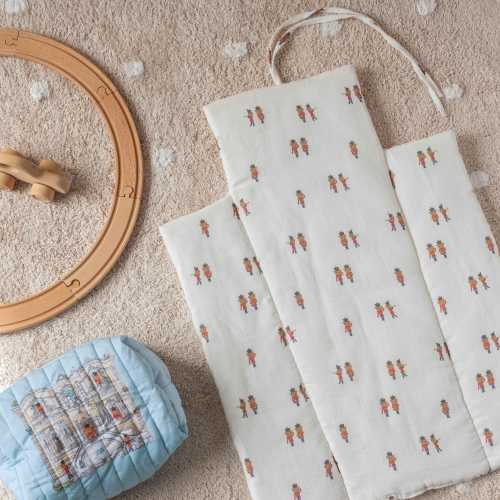 Baby Changing Mat, Royal Mansion, Cotton Baby Diaper Changing Pad, Baby Girl, Baby Boy, Baby Shower Gift, Baby Accessories