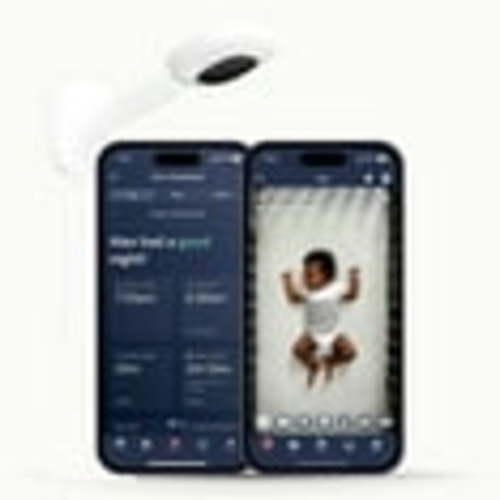 Nanit Pro Baby Monitor: HD Camera, Wall Mount, Sleep & Sound Tracking, Sensor-Free Breathing Monitor