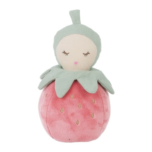 Strawberry Chime Toy, Pink - MON AMI | Maisonette
