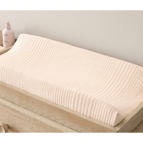 Organic Cotton Matelasse Changing Pad Cover