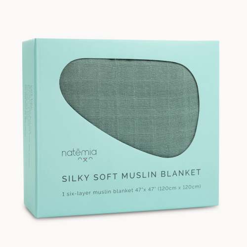 6 Layer Muslin Baby Towel and Blanket - Lily Pad – Natemia