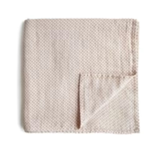 Organic Cotton Mushie Baby Muslin Swaddle Blanket