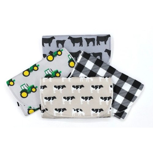 Farm Burp Cloth Settractor Burp Clothcow Burp - Etsy
