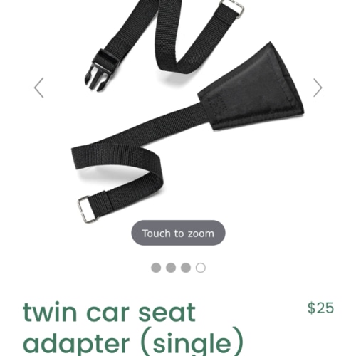 Twin Car Seat Adapter (Single) – Bombi Gear