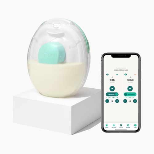 Willow Go Wearable Hands-Free, Cord-Free Electric Breast Pump - Single, 24mm