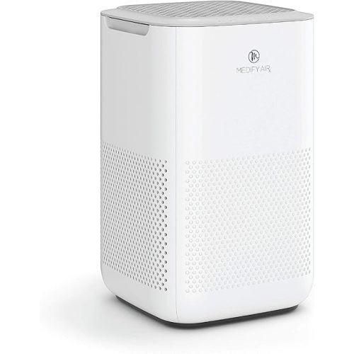Medify MA-15 Air Purifier with True HEPA H13 Filter | 585 ft² Coverage in 1hr for Allergens, Smoke, Wildfires, Dust, Odors, Pollen, Pet Dander | Quiet 99.9% Removal to 0.1 Microns | White, 1-Pack