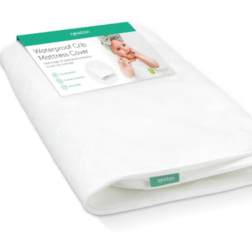 Extra Waterproof Crib Mattress Cover - Standard / Cloud White