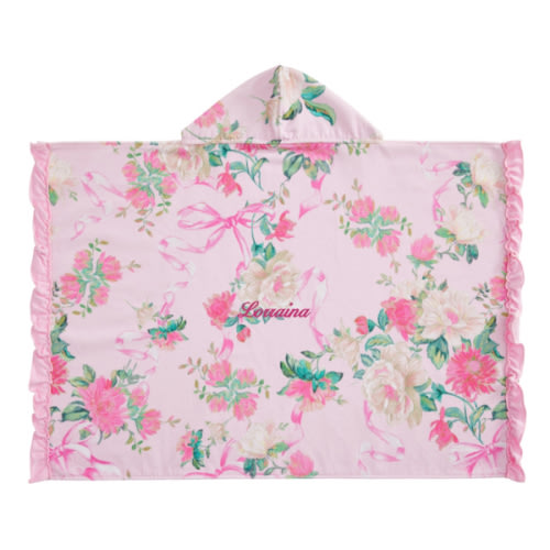 LoveShackFancy Baby Beach Hooded Towel UPF 50+