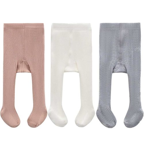 CECORC Baby Girls Tights Toddler Cable Knit Leggings Thick Cotton Infant Stockings Pantyhose 1-10T