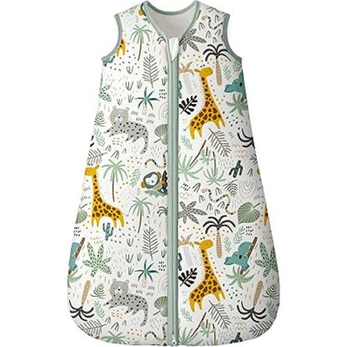 Yoofoss Baby Sleep Sack 0-6 Months, TOG 2.5 Baby Wearable Blanket with 2-Way Zipper, 100% Organic Cotton Fabric Winter Newborn Sleeping Sack, Warm Soft Comfy