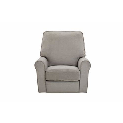 Westwood Design Savannah Fabric Power Glider and Recliner in Platinum Gray