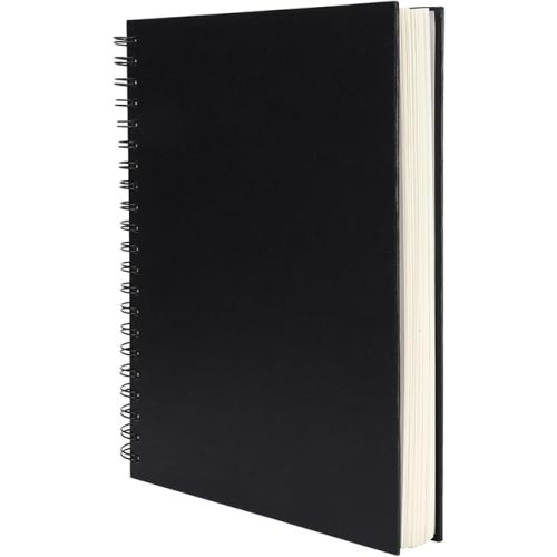 8.5x11inches Hardbound Sketch Book, Spiral Bound Sketch Pad, 80-Sheets 90gsm Inner Paper, Acid Free Drawing Art Paper, Prefect Works with Kids and Adults