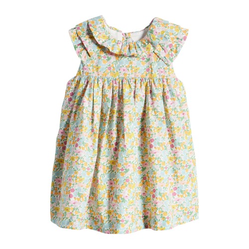 Baby x Liberty London Poppy Daisy Ruffle Cotton Dress, 12-18M- Only 1 left, Poppy Daisy Multi