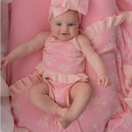 Knit Summer Set | Daisy Pink Floral