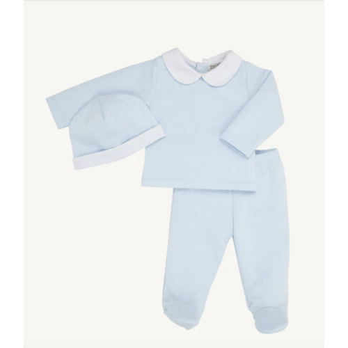 Hart's Hold Me Set (Pima Jacquard) - Worth Avenue White