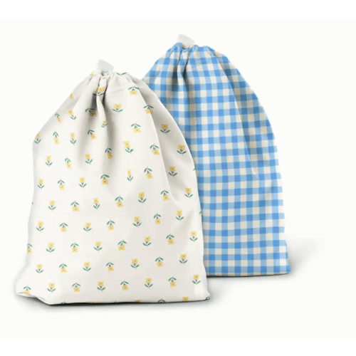 Ditty Bag Duo–FW Buds   Gingham