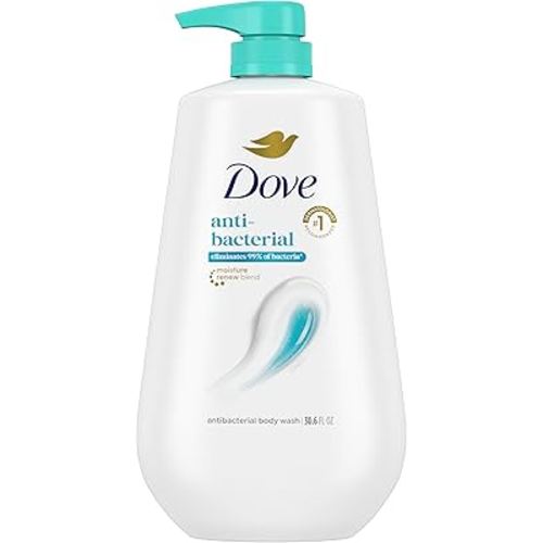 Dove Body Wash with Pump Antibacterial For All Skin Types Protects from Dryness 30.6 oz
