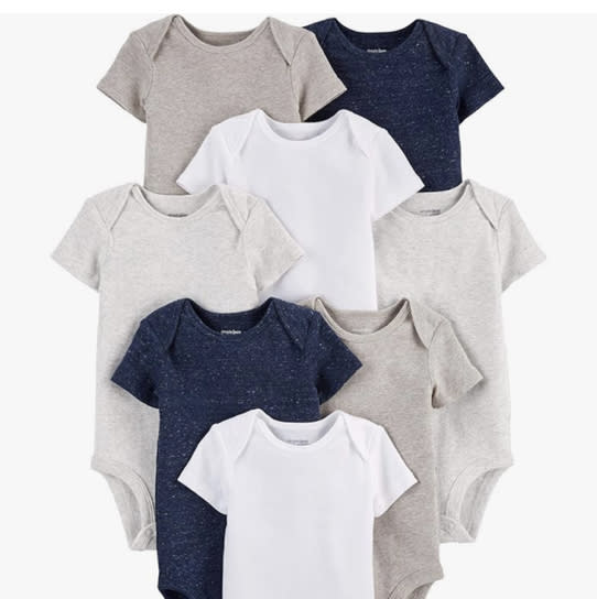 Simple Joys by Carter's Baby 8-Pack Short-Sleeve Bodysuit
