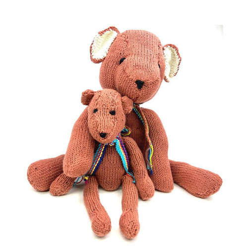 Kenana Knitters Hand Knitted Teddy Bear Stuffed Animal – Humble Hilo | Creating a Common Thread