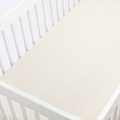 Fitted Jersey Crib Sheet Knit Oatmeal Heather - Cloud Island™ Oatmeal