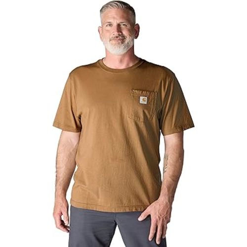 Carhartt Men's Loose Fit Heavyweight Short-Sleeve Pocket T-Shirt (Also Available in Big & Tall)