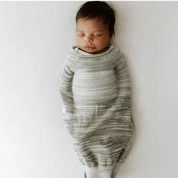 Grey Swaddle Sleep Sack - Large (12-18 pounds)